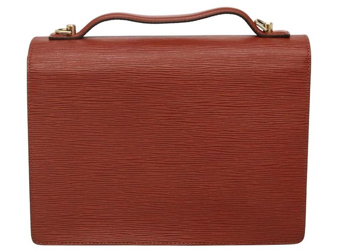 LOUIS VUITTON Epi Monceau 28 Borsa a Mano Marrone M52123 LV Auth ep8444 - vista 2