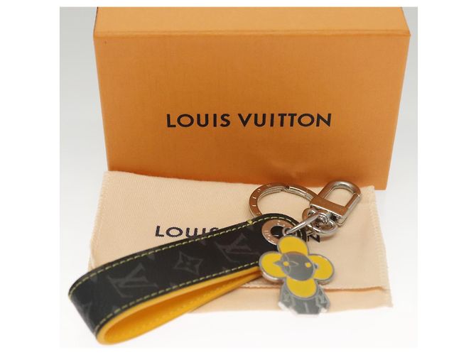 LOUIS VUITTON Monogram Eclipse Vivienne Charm Nero M01469 LV Auth 116995 - vista 11