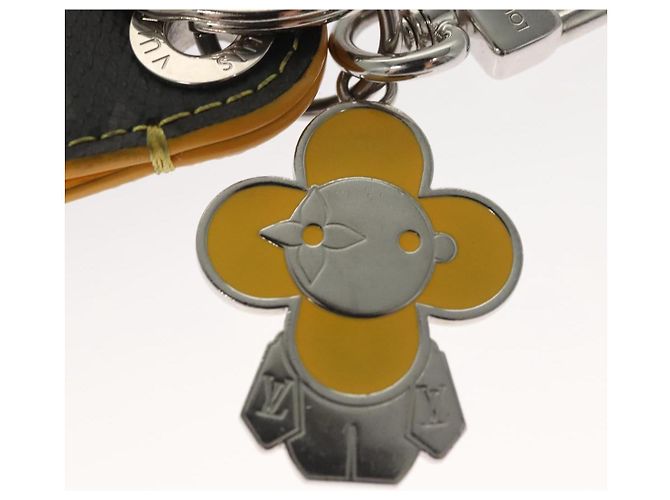 LOUIS VUITTON Monogram Eclipse Vivienne Charm Nero M01469 LV Auth 116995 - vista 6