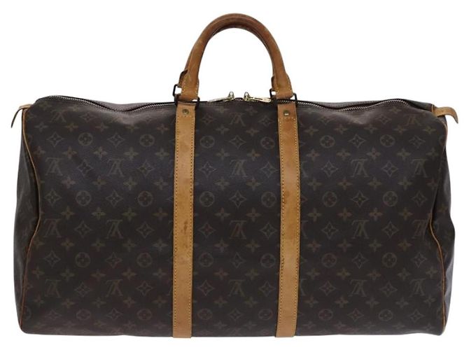 LOUIS VUITTON Monogram Keepall 55 Borsa Boston M41424 LV Auth BD1144 Monogramma - vista 2