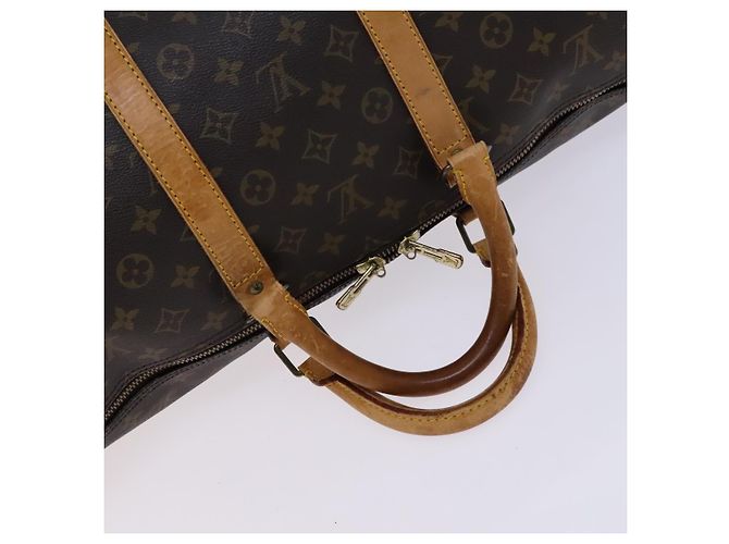 LOUIS VUITTON Monogram Keepall 55 Borsa Boston M41424 LV Auth BD1144 Monogramma - vista 7