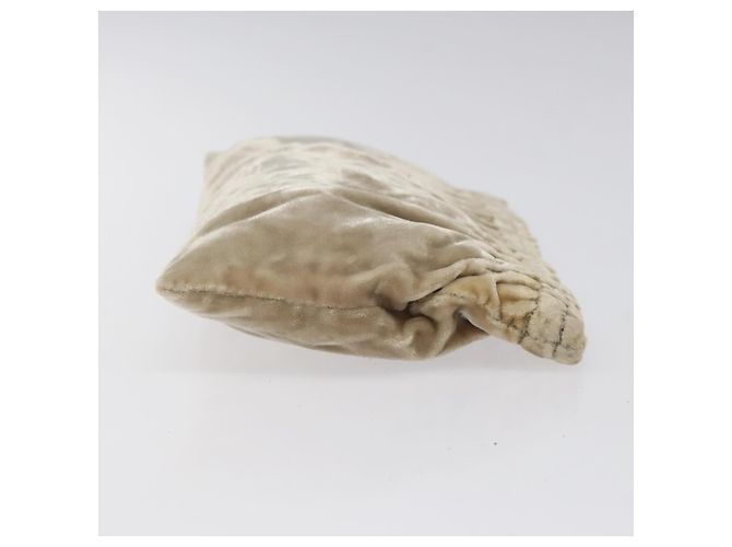 Prada Pochette Velour Beige Auth BD1618 - vista 3