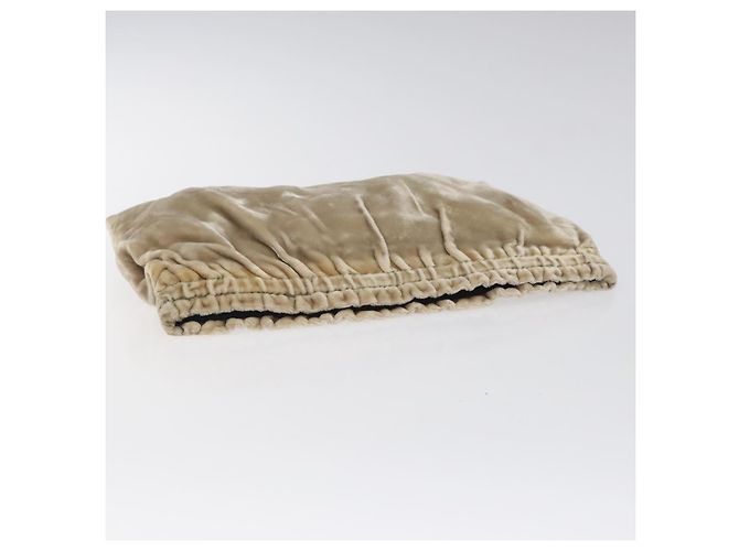 Prada Pochette Velour Beige Auth BD1618 - vista 5