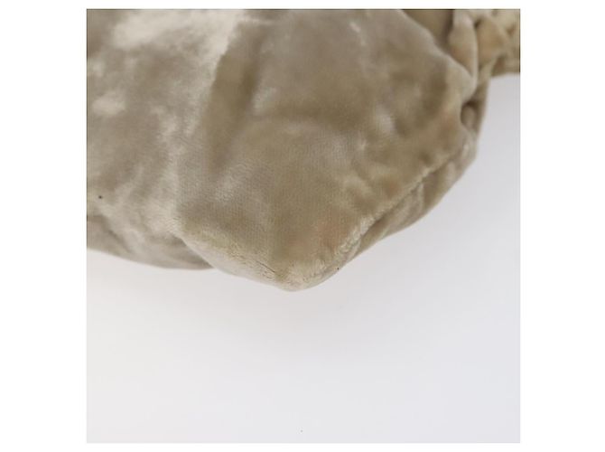 Prada Pochette Velour Beige Auth BD1618 - vista 7