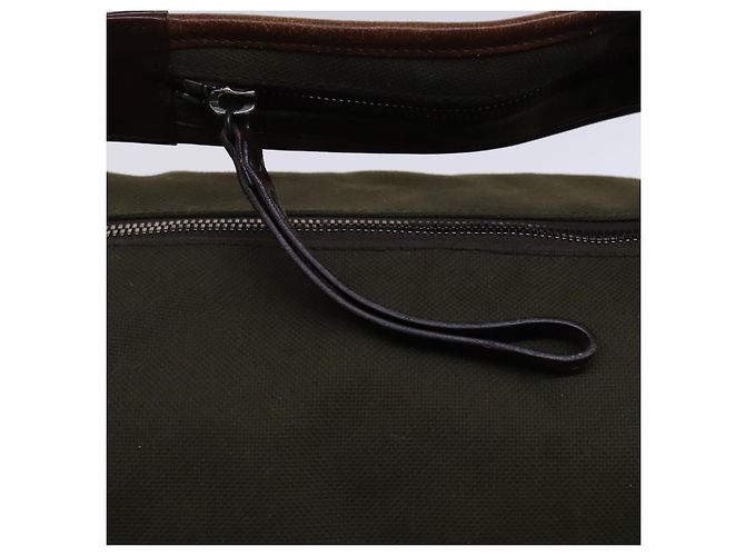 Borsa a Spalla GUCCI in Tela Khaki Auth hk2330 Cachi - vista 19