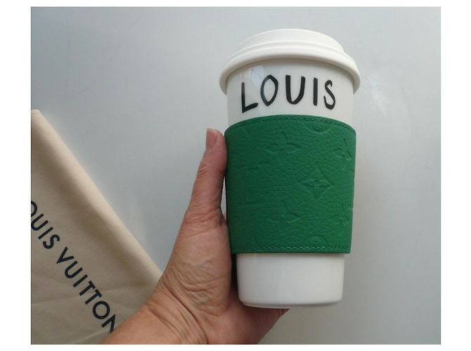 LOUIS VUITTON Porcelain Cup Mug new / Louis Cup White - view 11