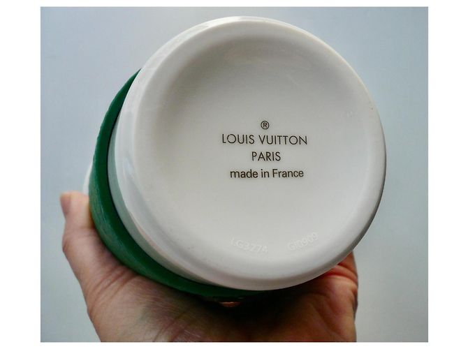 LOUIS VUITTON Porcelain Cup Mug new / Louis Cup White - view 6