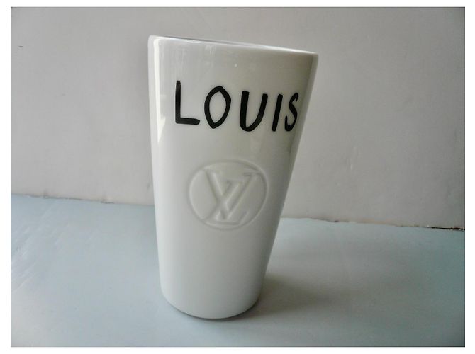 LOUIS VUITTON Porcelain Cup Mug new / Louis Cup White - view 7