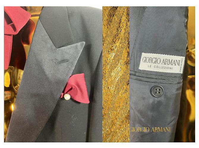 Grand Soiré Smocking (TUXEDO) di Giorgio Armani Nero - vista 11