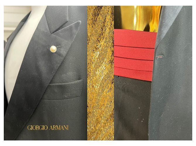 Grand Soiré Smocking (TUXEDO) di Giorgio Armani Nero - vista 12
