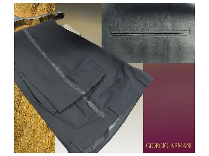 Grand Soiré Smocking (TUXEDO) di Giorgio Armani Nero - vista 13