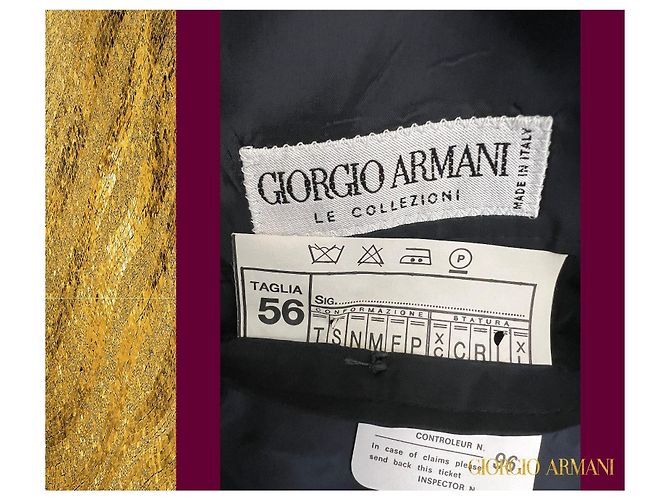 Grand Soiré Smocking (TUXEDO) di Giorgio Armani Nero - vista 7