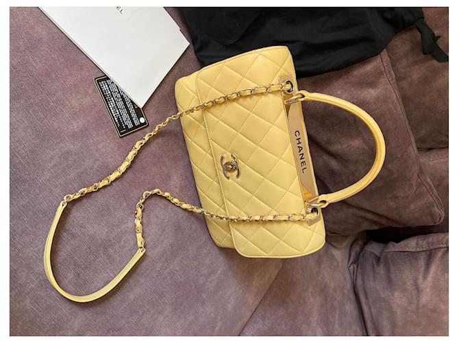 Chanel Trendy CC Borsa a Mano - Limone Giallo - vista 2