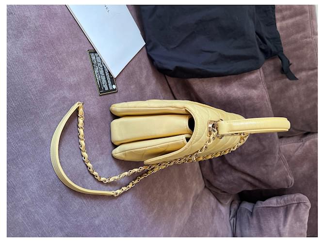Chanel Trendy CC Borsa a Mano - Limone Giallo - vista 3