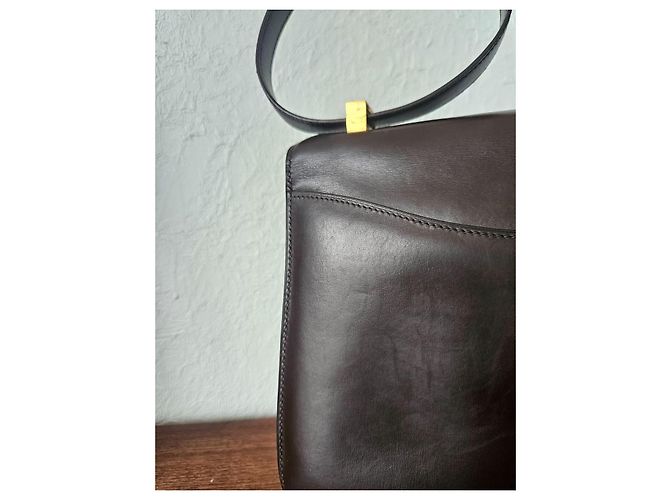 Hermès HERMES CONSTANCE 23 CM VINTAGE TASCHEN Dunkelbraun - Ansicht 17