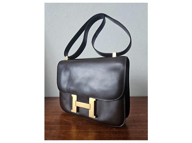 Hermès HERMES CONSTANCE 23 CM VINTAGE TASCHEN Dunkelbraun - Ansicht 2