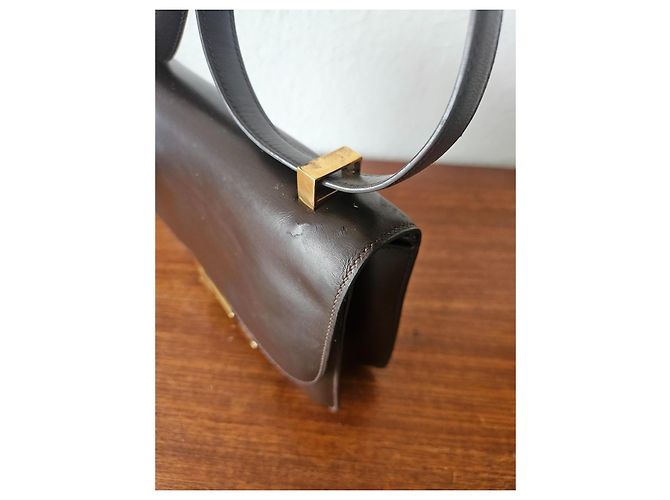 Hermès HERMES CONSTANCE 23 CM VINTAGE TASCHEN Dunkelbraun - Ansicht 4