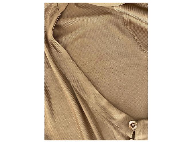 Vestido ajustado dorado Gucci 2005 resort - vista 16