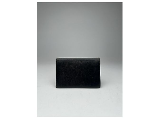 Vintage Givenchy Lederkartenhalter schwarz - Ansicht 2