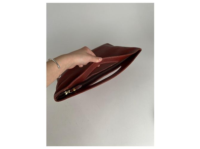 Vintage Givenchy Ledertasche braun - Ansicht 3