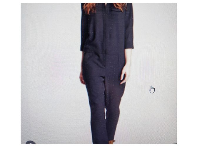 Ba&Sh DARYA Jumpsuit in Schwarz aus Crepe - Ansicht 12