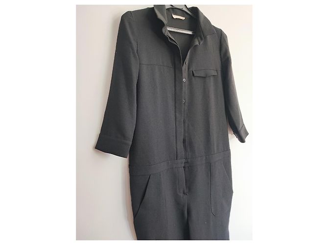 Ba&Sh DARYA Jumpsuit in Schwarz aus Crepe - Ansicht 4