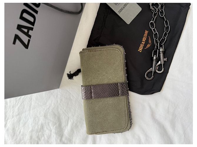 Zadig & Voltaire Zadig&voltaire Kate Geldbörse grün neu !! Olivgrün - Ansicht 5