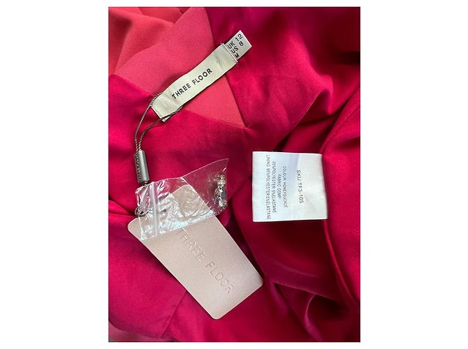 Three Floors Fashion Kleid Rosa Polyester M Pink - Ansicht 5