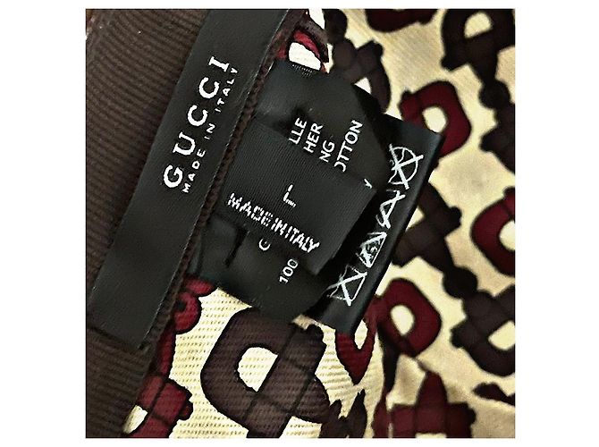Authentic Gucci Tom Ford Rare Suede & Guccissima Leather Cap Marrone - vista 8