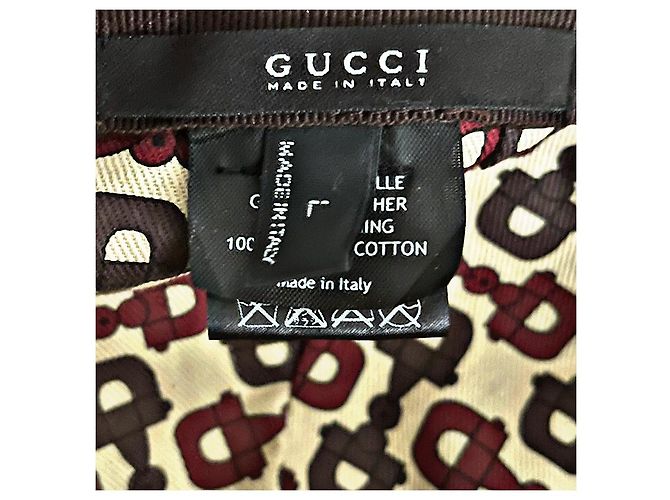 Authentic Gucci Tom Ford Rare Suede & Guccissima Leather Cap Marrone - vista 9