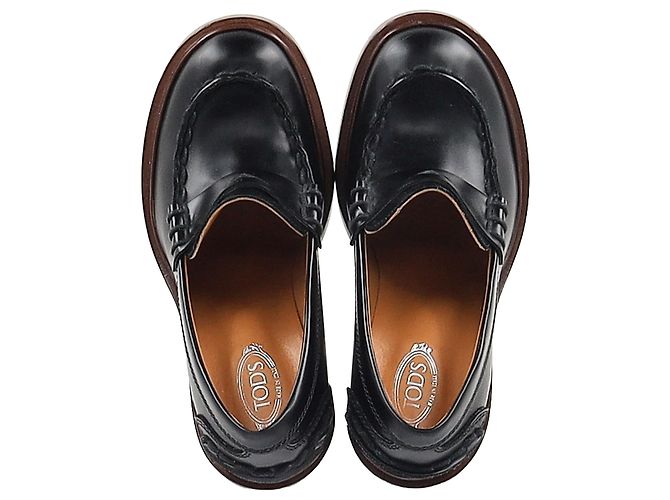 Mocassini Tod's in pelle nera - vista 3