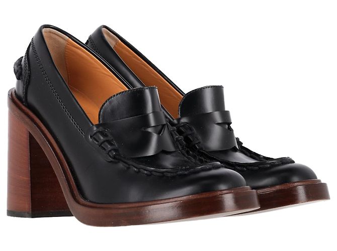 Mocassini Tod's in pelle nera - vista 4