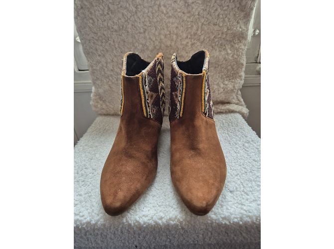 Autre Marque Botines / botas vaqueras de tacón, talla 39, BOCAGE - vista 3