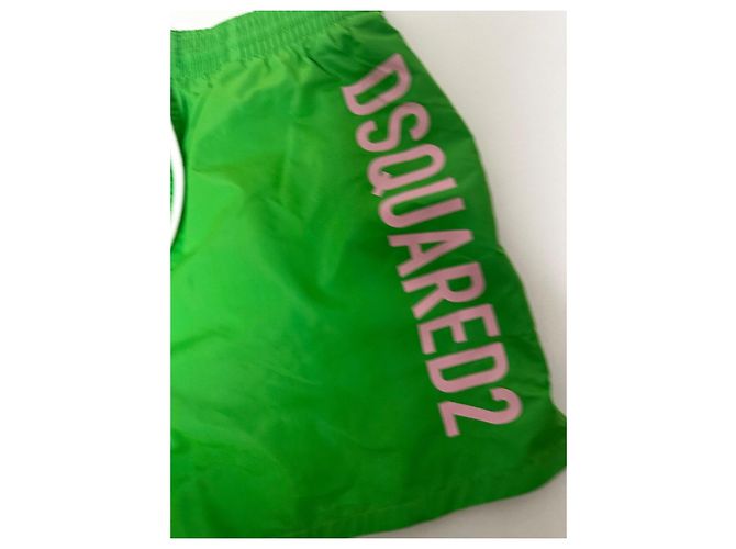 Grüne Badehosen von Dsquared2 Pink - Ansicht 3