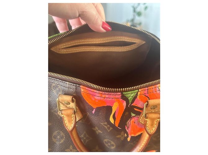 Louis Vuitton Speedy 30 Monogram Stephen Sprouse Monogramma - vista 12