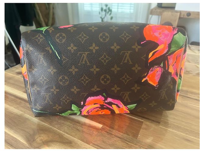 Louis Vuitton Speedy 30 Monogram Stephen Sprouse Monogramma - vista 6