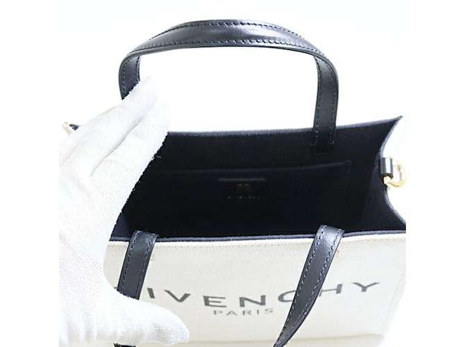 Bolso Mini G Tote de Givenchy Negro Beige - vista 5