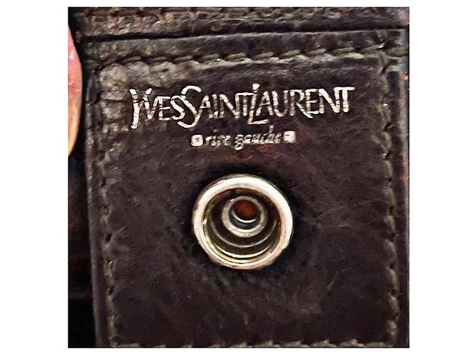 Yves Saint Laurent Borsa a tracolla Mombasa in denim Rive Gauche autentica YSL Tom Ford Blu - vista 13