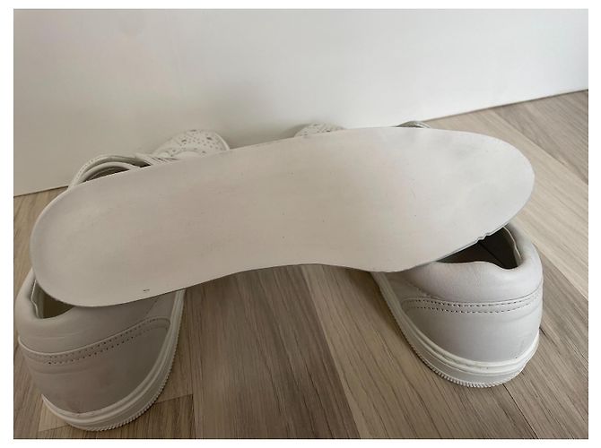 Jimmy Choo Scarpe da Uomo in Pelle Bianche Taglia 43 Bianco - vista 11
