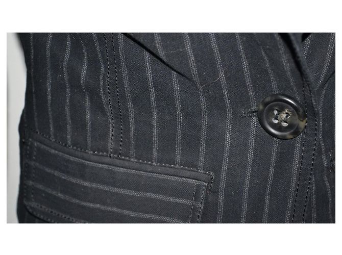 Chaqueta Max & Co de algodón negra Talla 40 Negro - vista 2