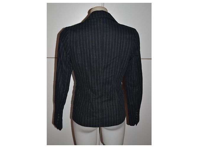 Chaqueta Max & Co de algodón negra Talla 40 Negro - vista 4