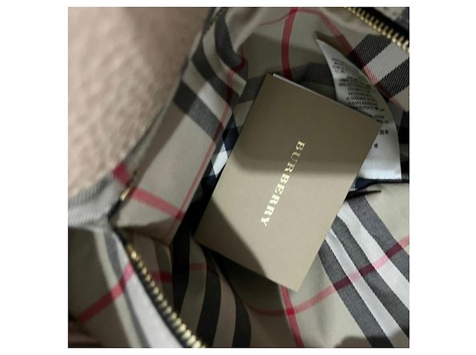 Borsa tote Baynard Burberry beige in pelle - vista 4