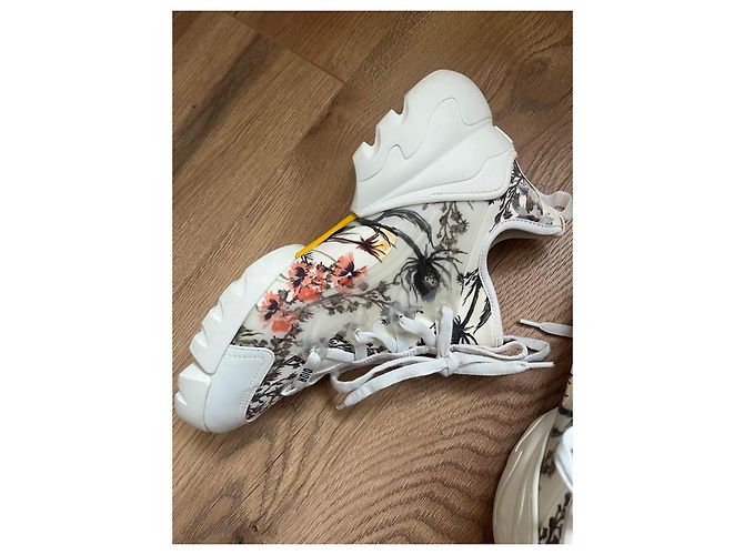 Sneakers Dior D-connect in pelle e neoprene Multicolore - vista 10