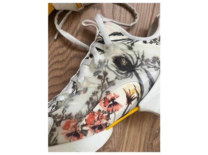 Sneakers Dior D-connect in pelle e neoprene Multicolore - vista 5