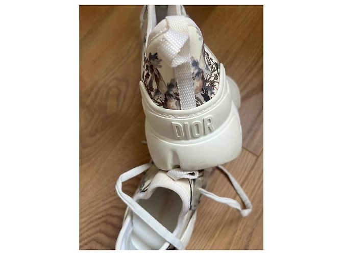 Sneakers Dior D-connect in pelle e neoprene Multicolore - vista 9