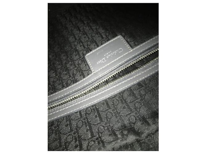 Christian Dior Lady Dior Tote Shopping in Agnello Grigio - vista 3