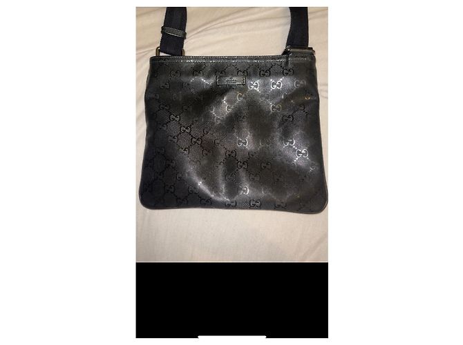 Borsa a tracolla Gucci GG nera Nero - vista 2