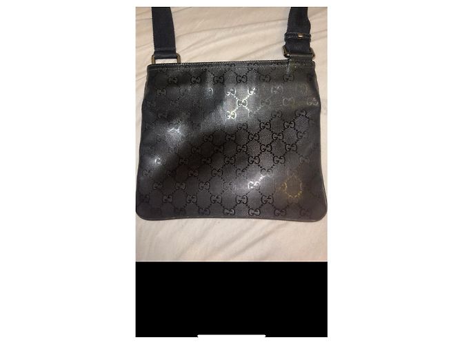 Borsa a tracolla Gucci GG nera Nero - vista 3
