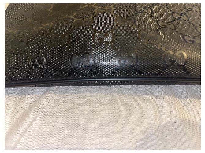 Borsa a tracolla Gucci GG nera Nero - vista 7