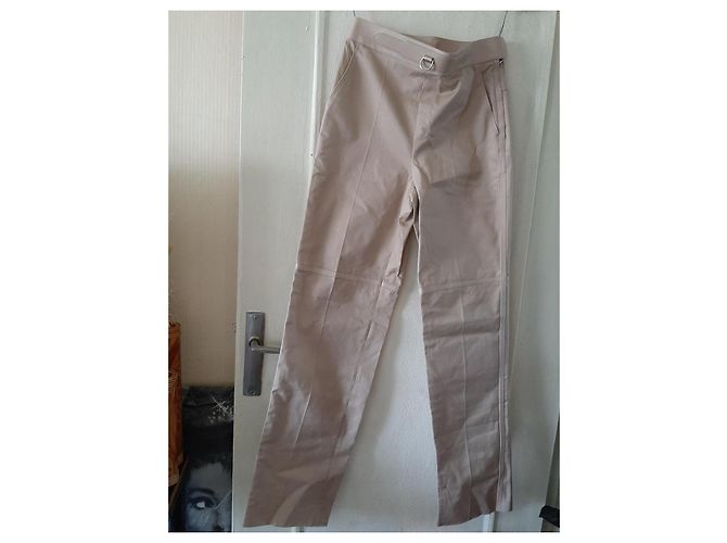 Kelly Hermès Pantalones, leggings Beige - vista 2